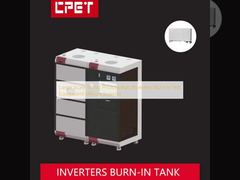 Grootschalige strook fotovoltaïsche omvormers verbranden in testapparatuur voertuigomvormer