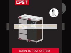 Brand in test systeem voor op de vloer staande DC auto oplaadstapel veroudering rack