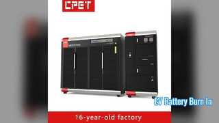 Testapparatuur voor het inbranden van EV-batterijen