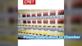 Testapparatuur voor het inbranden van de voeding